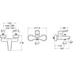 Roca Atlas D1: 面盆、浴缸龍頭及花灑套裝